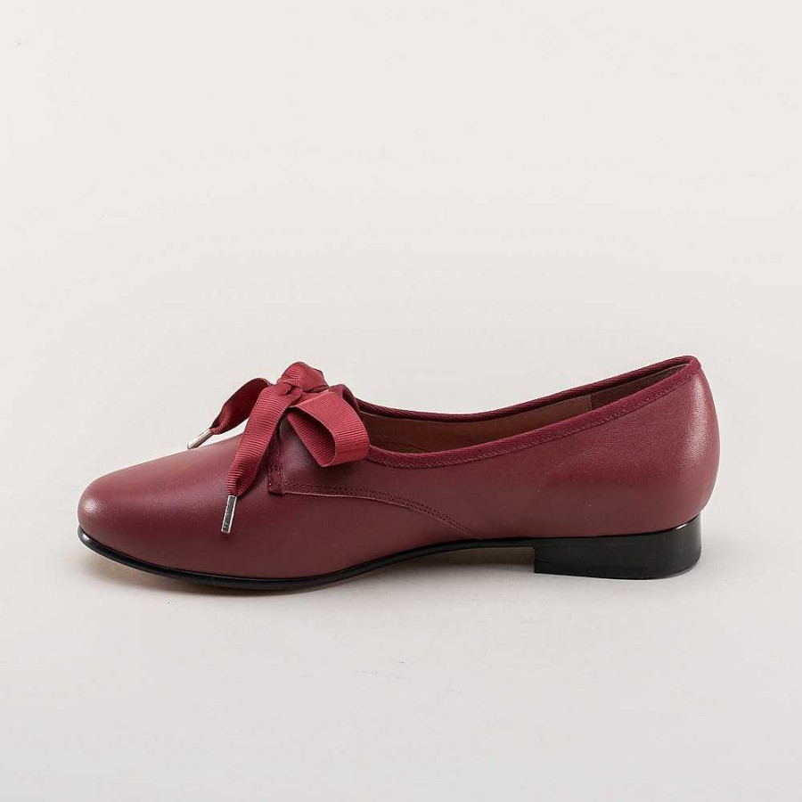 Women American Duchess | Bertie Ladies' Regency Pumps (Oxblood)