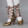 Women American Duchess | Pre-Order Tango Women'S Edwardian Boot (Antique Gold)