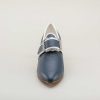 Women American Duchess | Dunmore Women'S 18Th Century Shoes (Blue/White)