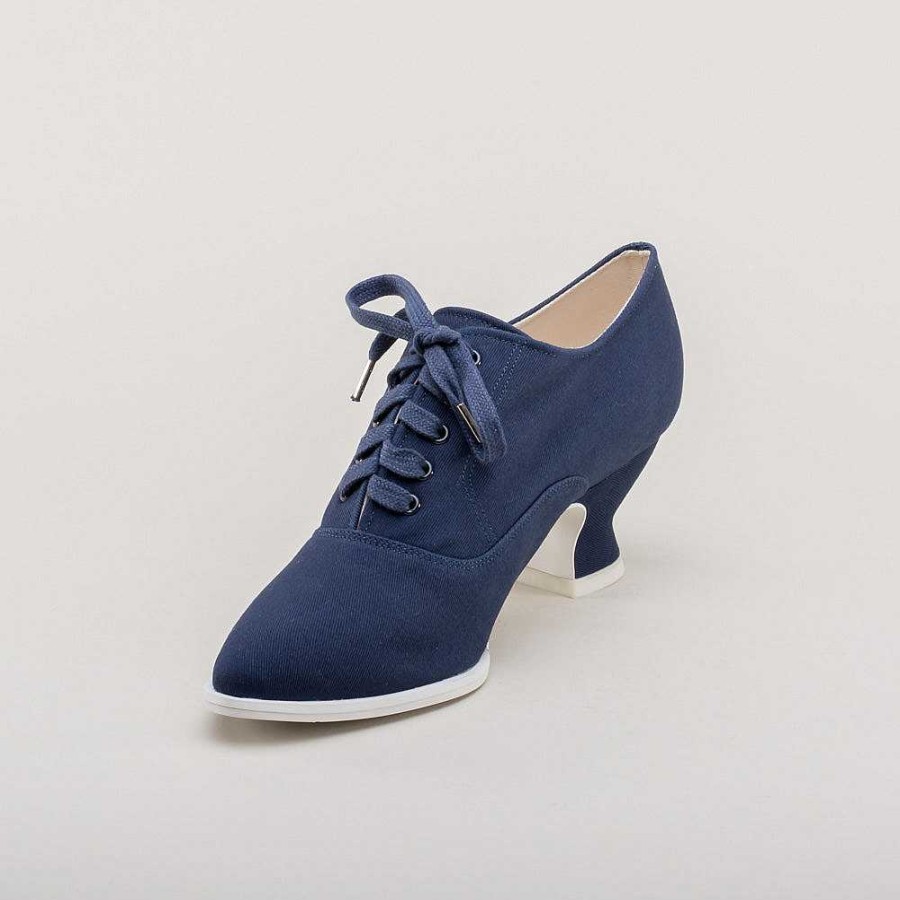 Women American Duchess | Kedwardian Women'S Sporting Oxfords (Navy)