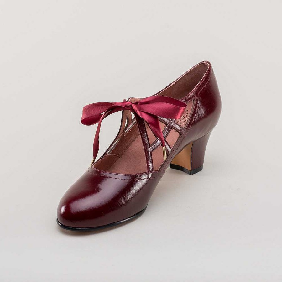 Women American Duchess | Parker Women'S Vintage Spiderweb Pumps (Merlot)