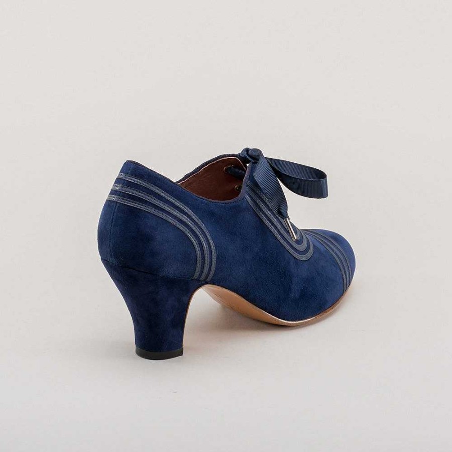 Women American Duchess | Claremont Women'S Retro Oxfords (Navy)