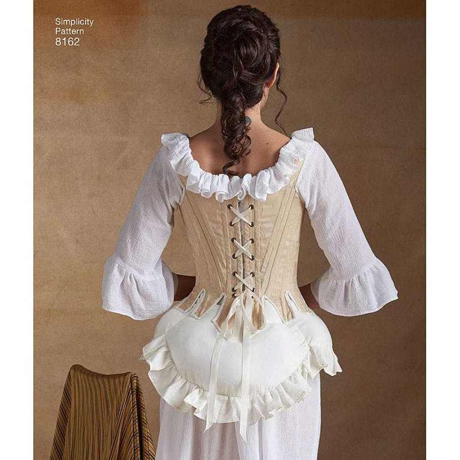 Accessories & More American Duchess | Simplicity 8162 18Th Century Underpinnings Sewing Pattern