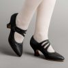 Women American Duchess | Mae Women'S Edwardian Shoes (Black)