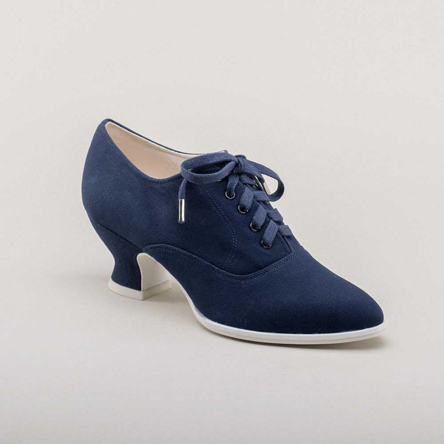 Women American Duchess | Kedwardian Women'S Sporting Oxfords (Navy)