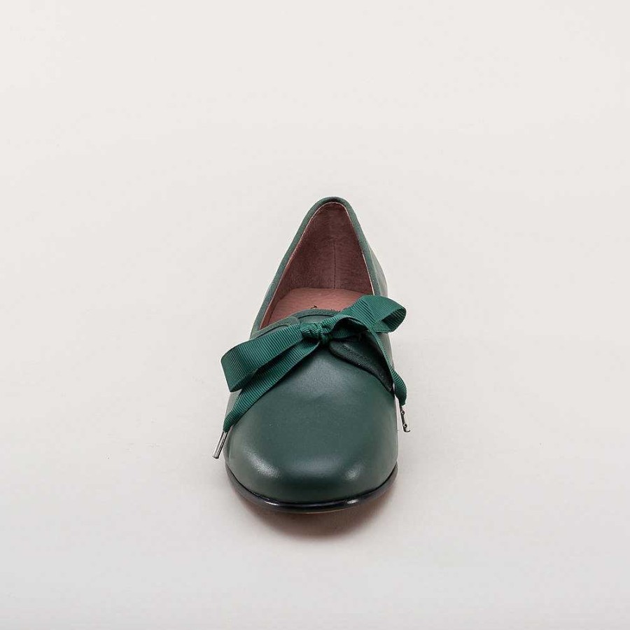 Women American Duchess | Bertie Ladies' Regency Pumps (Green)