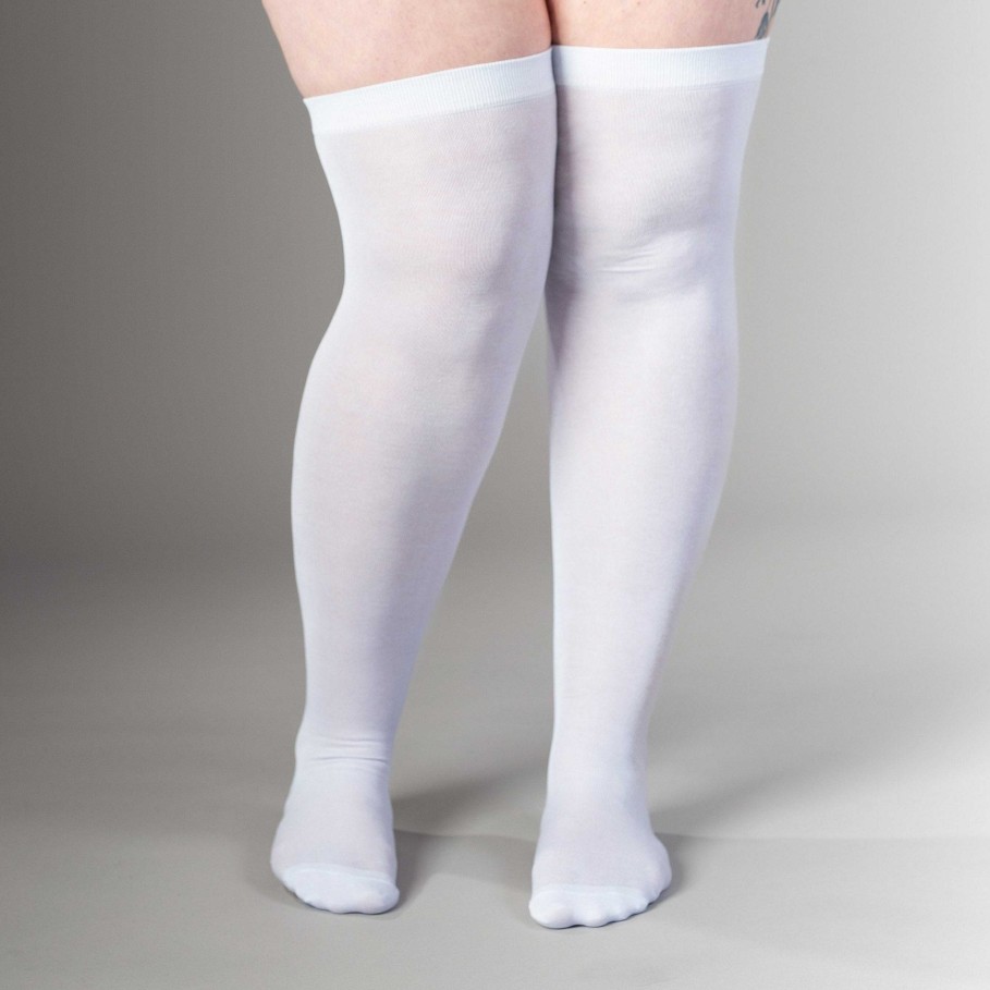 Accessories & More American Duchess | Classic Silk Stockings (Pale Blue)