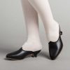 Women American Duchess | Sophie Women'S 18Th Century Leather Mules (Black)