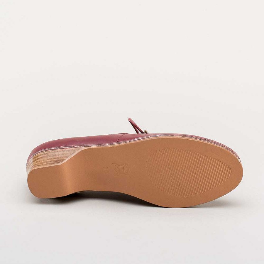 Women American Duchess | Mary Women'S Renaissance Shoes (Oxblood)