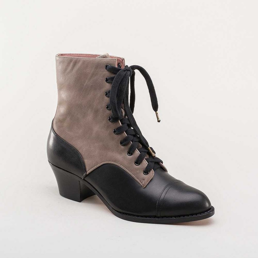 Women American Duchess | Paris Women'S Boots (Grey/Black)