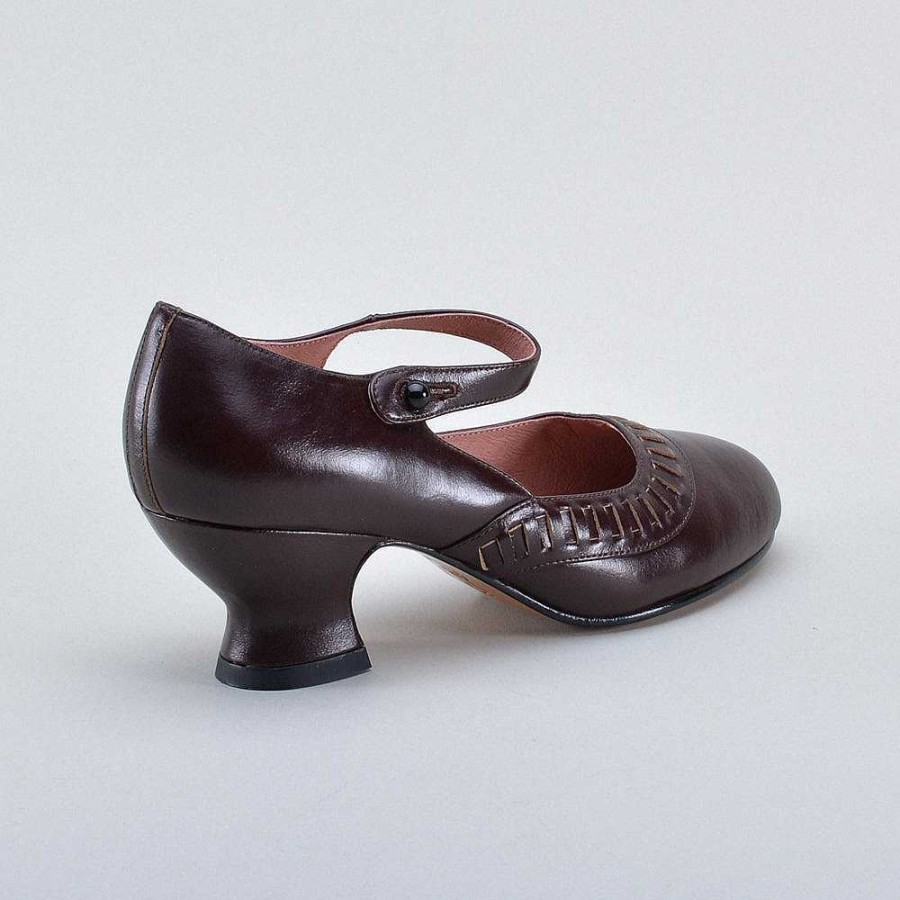 Women American Duchess | Pre-Order Marjorie Women'S 1920S Shoes (Cordovan)