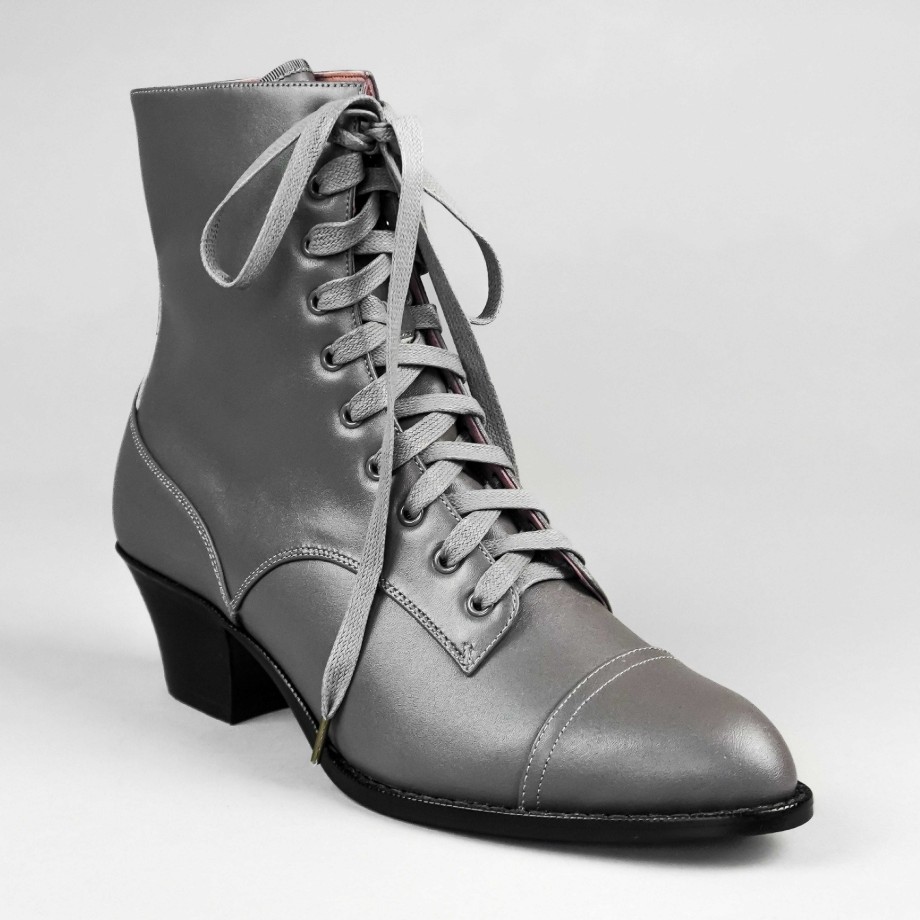 Women American Duchess | Pre-Order Paris Women'S Boots Wide (Steel Gray)