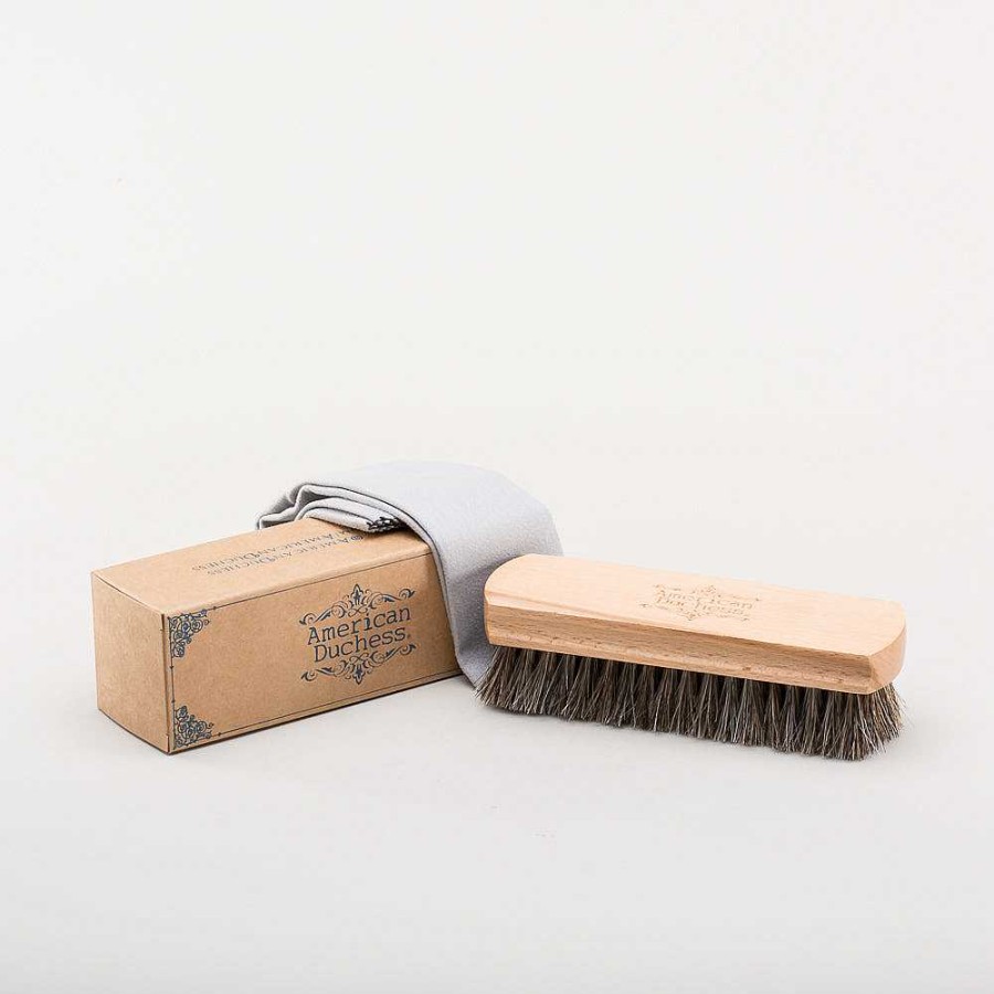 Accessories & More American Duchess | Shoe Brush And Polishing Cloth