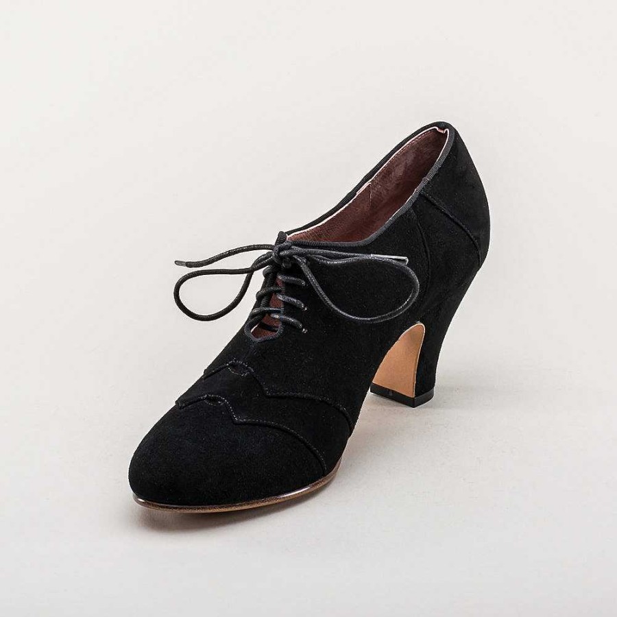 Women American Duchess | Karolina Women'S Retro Oxfords (Black)