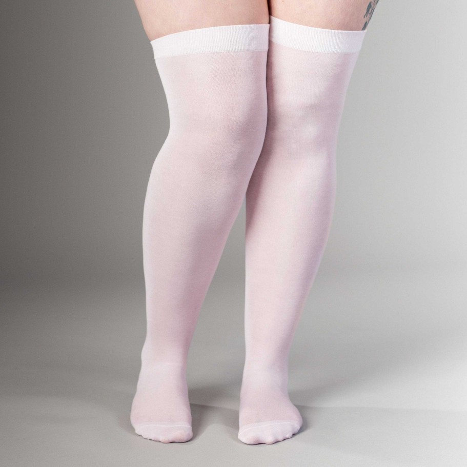 Accessories & More American Duchess | Classic Silk Stockings (Pale Pink)