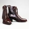 Women American Duchess | Pre-Order Paris Women'S Boots Wide (Cordovan)