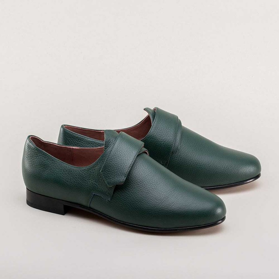 Women American Duchess | Schuyler Women'S 18Th Century Shoes (Green)