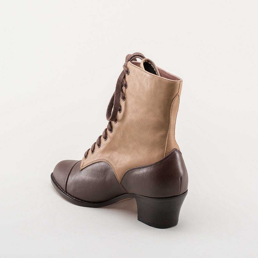 Women American Duchess | Pre-Order Paris Women'S Boots Wide (Tan/Brown)