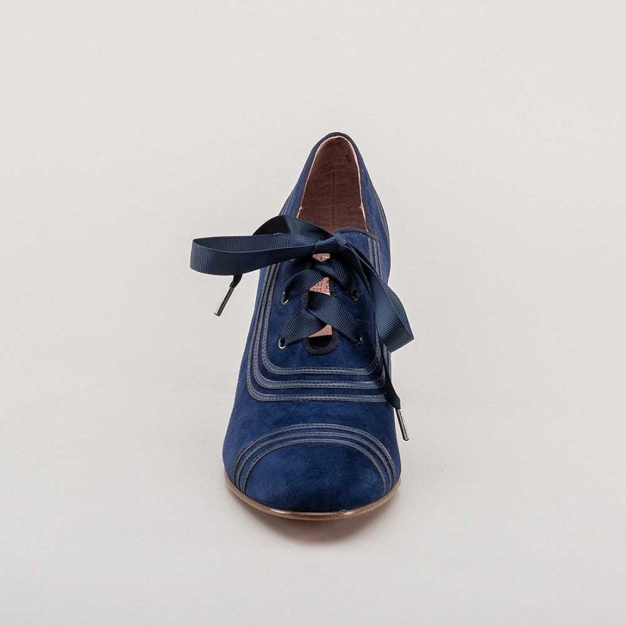 Women American Duchess | Claremont Women'S Retro Oxfords (Navy)