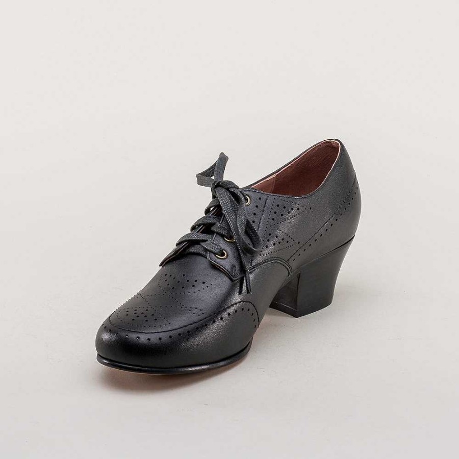 Women American Duchess | Claire Women'S 1940S Oxfords (Black)