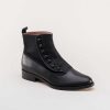 Women American Duchess | Bristol Women'S Vintage Button Boots (Black/Black)