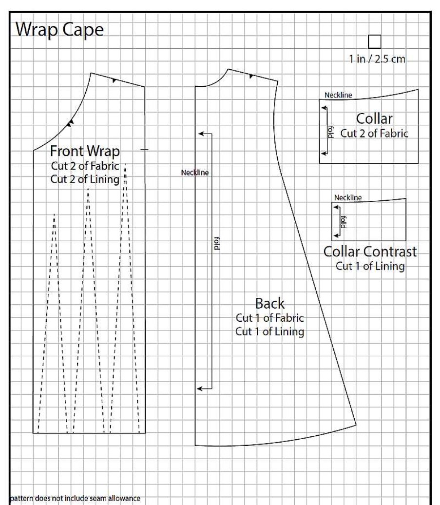 Accessories & More American Duchess | Wrap Cape - Free Pattern Pdf