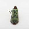 Women American Duchess | Londoner Women'S Edwardian Oxfords (Green)