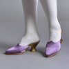 Women American Duchess | Charlotte Women'S 18Th Century Mules (Dusty Purple)