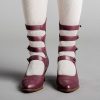 Women American Duchess | Colette Women'S Edwardian Button Boots (Merlot)