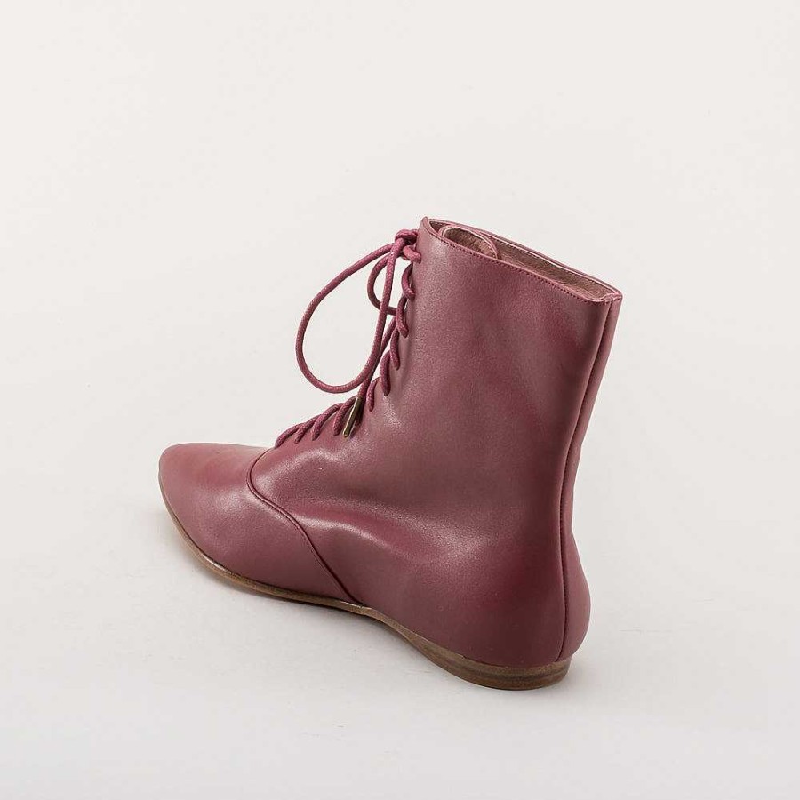 Women American Duchess | Hartfield Women'S Regency Leather Boots (Oxblood)