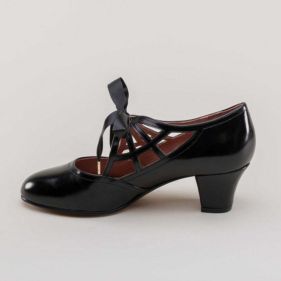 Women American Duchess | Parker Women'S Vintage Spiderweb Pumps (Black)