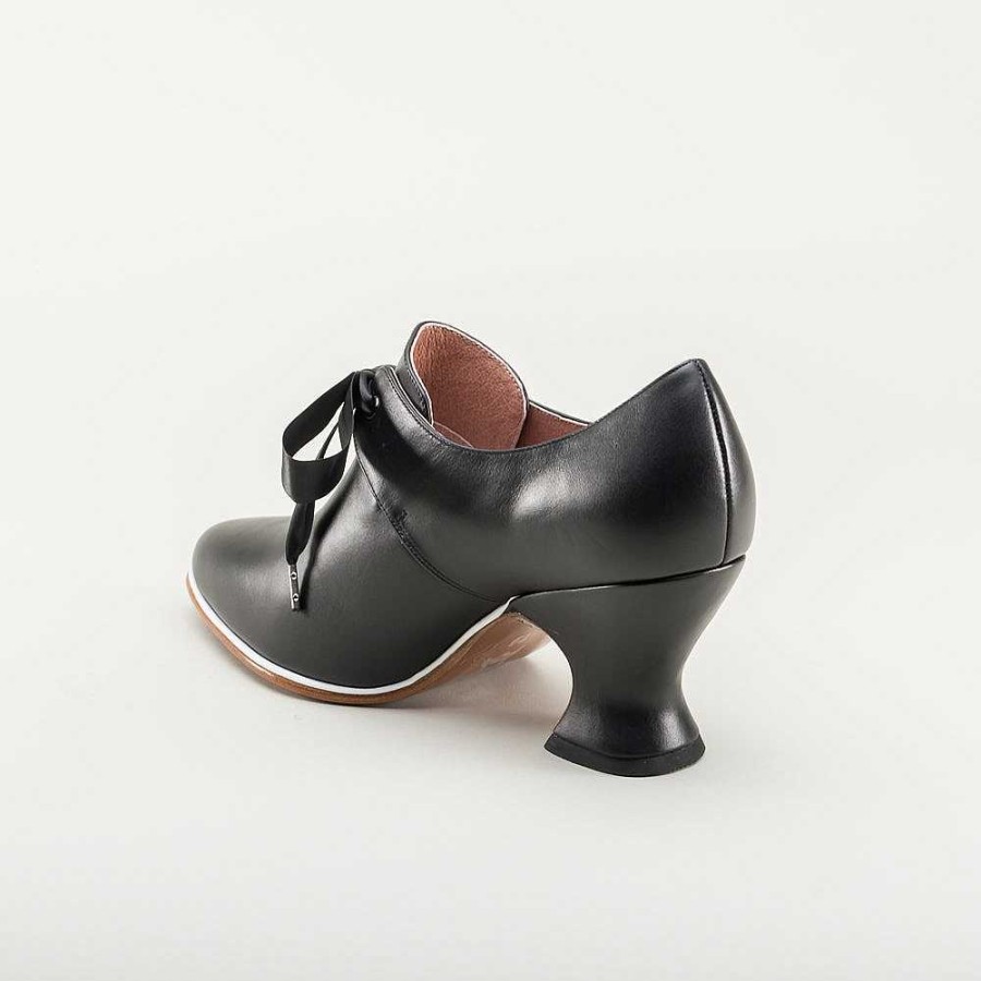 Women American Duchess | Pre-Order Pompadour Women'S 18Th Century Shoes Wide (Black)