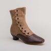 Women American Duchess | Renoir Women'S Victorian Button Boots (Tan/Brown)