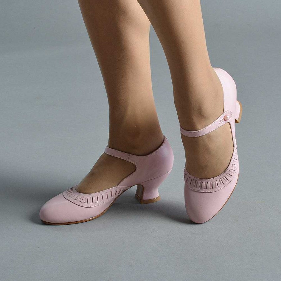 Women American Duchess | Pre-Order Marjorie Women'S 1920S Shoes (Blush Pink)