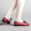 Women American Duchess | Bertie Ladies' Regency Pumps (Oxblood)